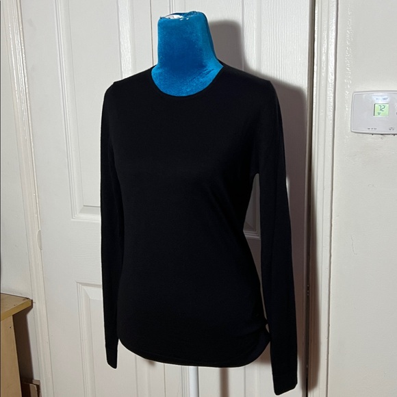 NWOT FALCONERI Italy Black Cashmere Sweater Women’s Medium - Picture 3 of 7